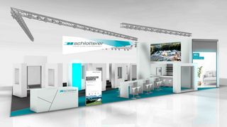 Messestand Nürnberg 3D Rendering Messestand