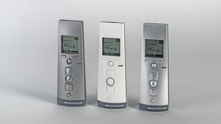 Schlotterer Funkhandsender in Weiß und Silber