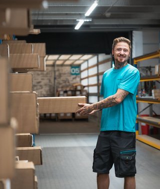 Mitarbeiter Produktion Versand