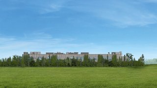 2D Ansicht Süd Werk III Verwitterung