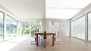 Tageslichtlenkung RETROLUX 80D Vergleich mit und ohne Tageslichtlenkung RETROLux 80D