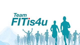 Logo mit laufenden Personen Team Fitis4u