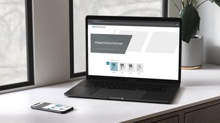 Pakethöhenrechner Raffstore auf Laptop und Mobiltelefon