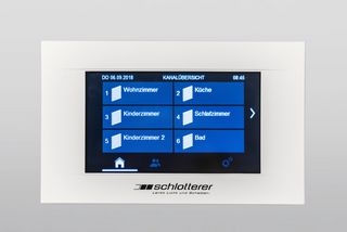 Touchscreen Steuerung für elektronische Jalousien