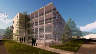 Visualisierung Parkhaus 3D Darstellung Mitarbeiter Parkhaus